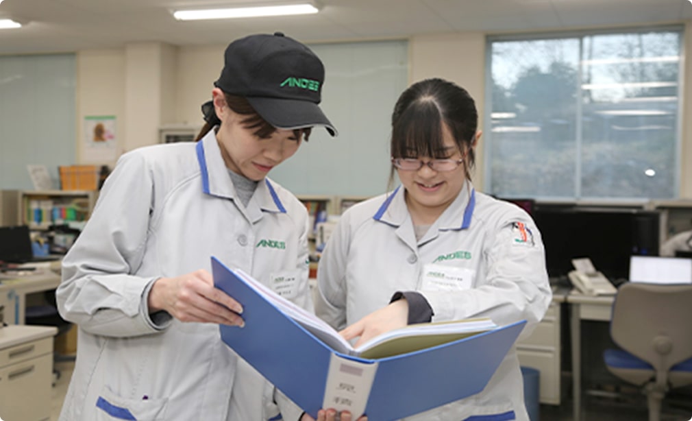 社員の写真