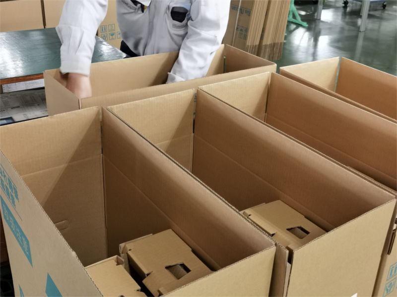 アンデス電気　空気清浄機バイオミクロンBM-H101A　製造工場レポート　梱包作業