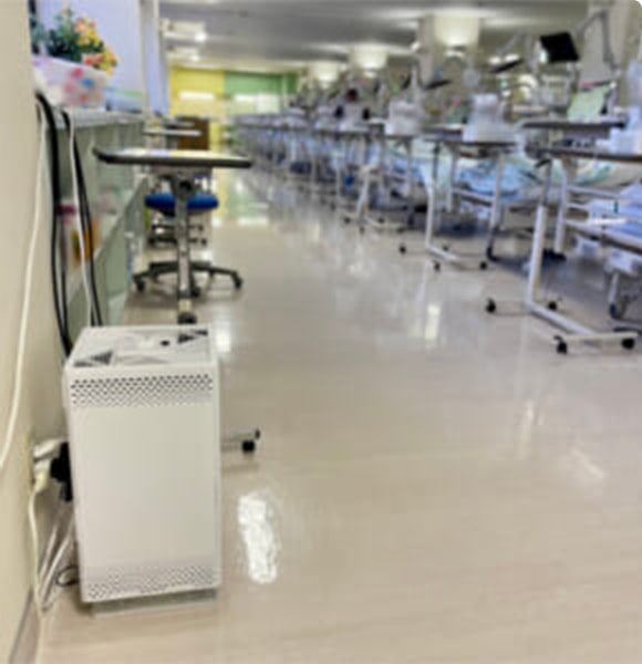 病院などの医療機関にの設置例