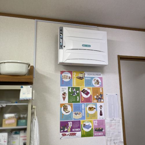 壁掛け金具（別売り）使用例の設置例