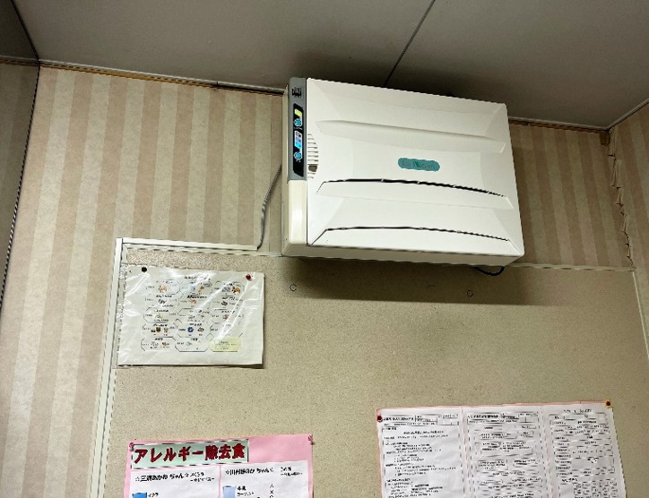 青森県　六戸町　保育園　調理場