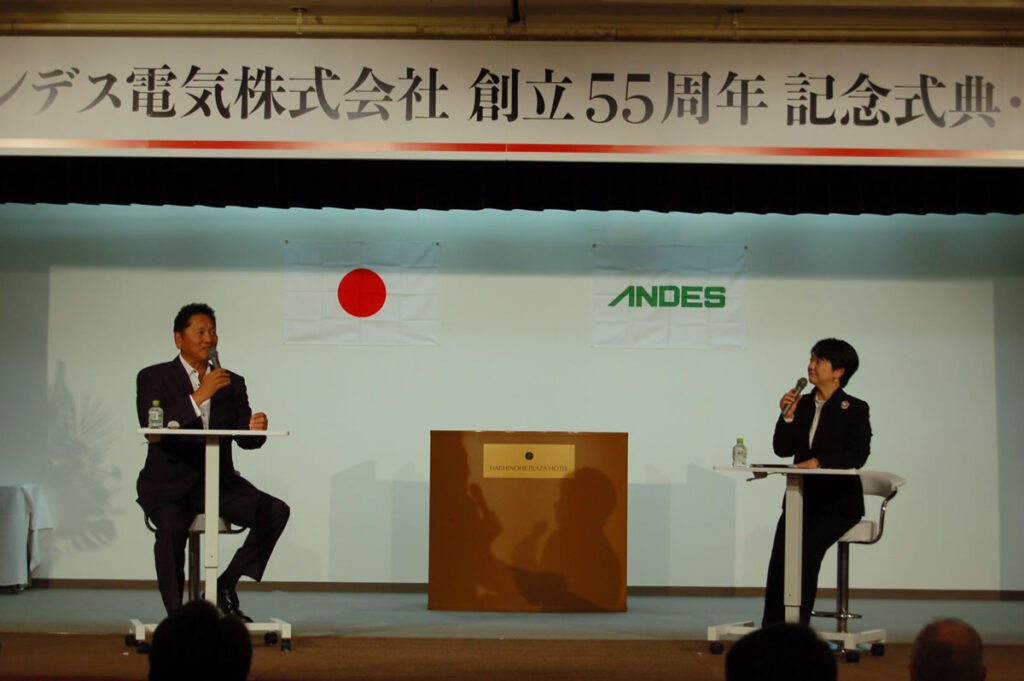 特別講演で対談する「ハマの大魔神」こと 佐々木主浩氏と、「みかちゃん」こと なかじまみかさん